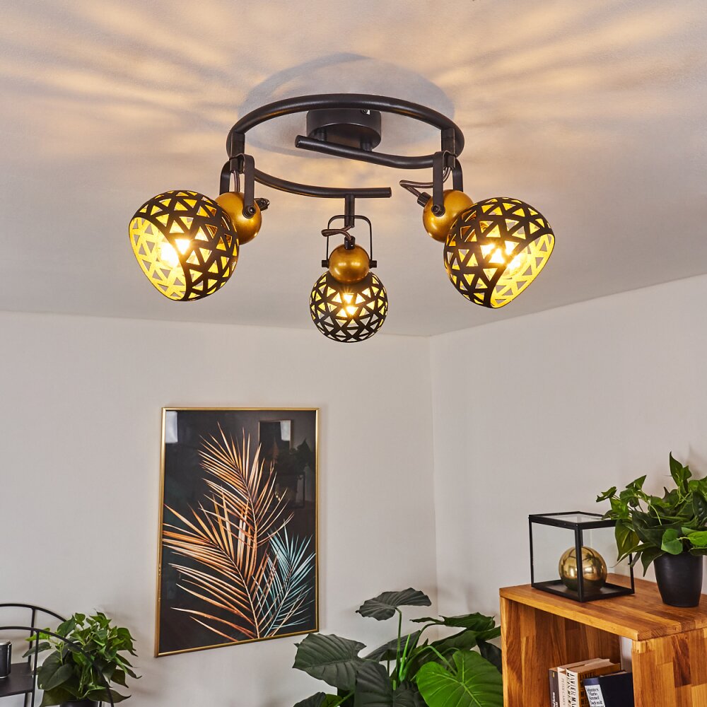 Gomsrud Plafoniera Nero, 3-Luci main product photo