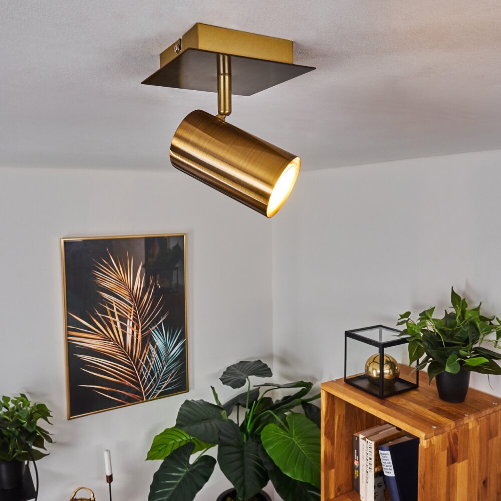 Zuoz Plafoniera Ottone antico, 1-Luce main product photo