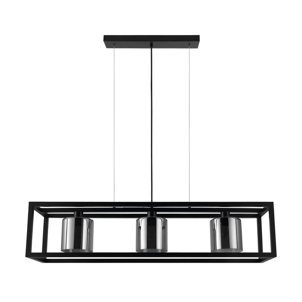 Eglo-Leuchten BRISLING Lampada a Sospensione Nero, 3-Luci main product photo