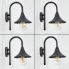 Brilliant Berna Applique per esterno Nero, 1-Luce