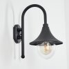 Brilliant Berna Applique per esterno Nero, 1-Luce