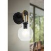 Eglo-Leuchten RODING Applique Marrone, Nero, 1-Luce