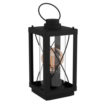 Eglo-Leuchten BRADFORD Lampada da tavolo Nero, 1-Luce