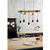 Eglo-Leuchten TOWNSHEND Lampada a Sospensione Marrone, Nero, 5-Luci