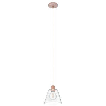 Eglo-Leuchten COPLEY Lampada a Sospensione Oro rosa, 1-Luce