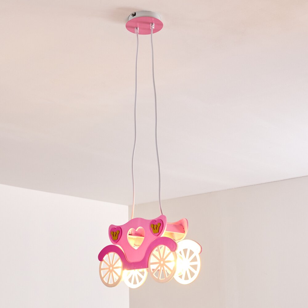 Srono Lampada a Sospensione Fucsia, 2-Luci