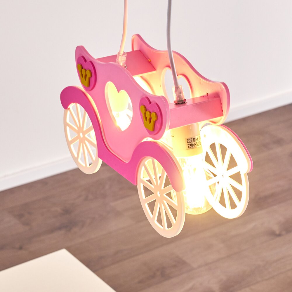 Srono Lampada a Sospensione Fucsia, 2-Luci