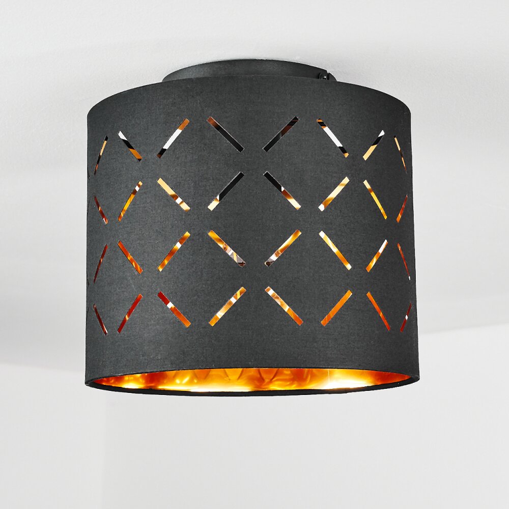 Tallaboa Plafoniera Nero, 1-Luce