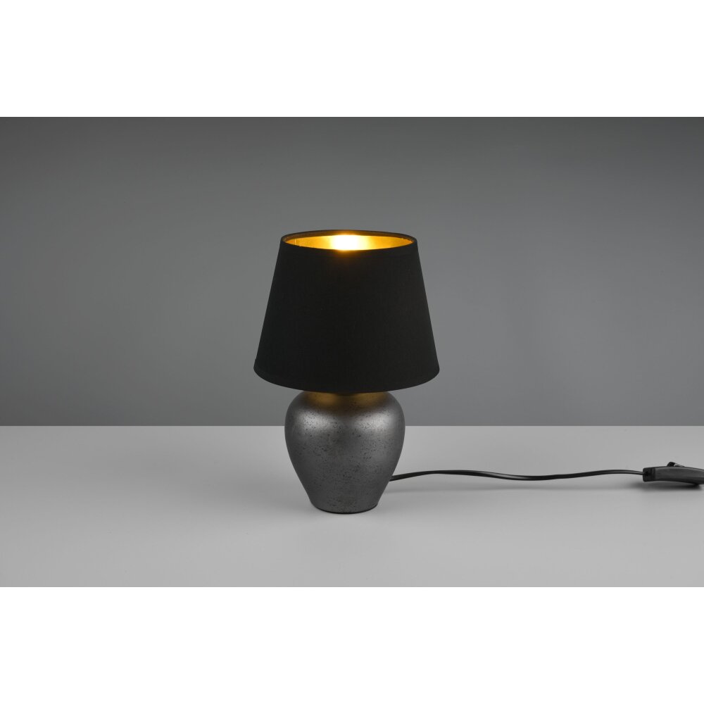 Reality Abby Lampada da tavolo Marrone scuro, Nichel opaco, 1-Luce main product photo