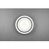 Reality Arco Plafoniera LED Nero, 1-Luce, Telecomando, Cambia colore