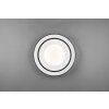 Reality Arco Plafoniera LED Nero, 1-Luce, Telecomando, Cambia colore