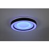 Reality Arco Plafoniera LED Nero, 1-Luce, Telecomando, Cambia colore