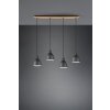 Trio-Leuchten Henley Lampada a Sospensione Nero, 4-Luci