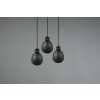 Trio-Leuchten Henley Lampada a Sospensione Nero, 3-Luci