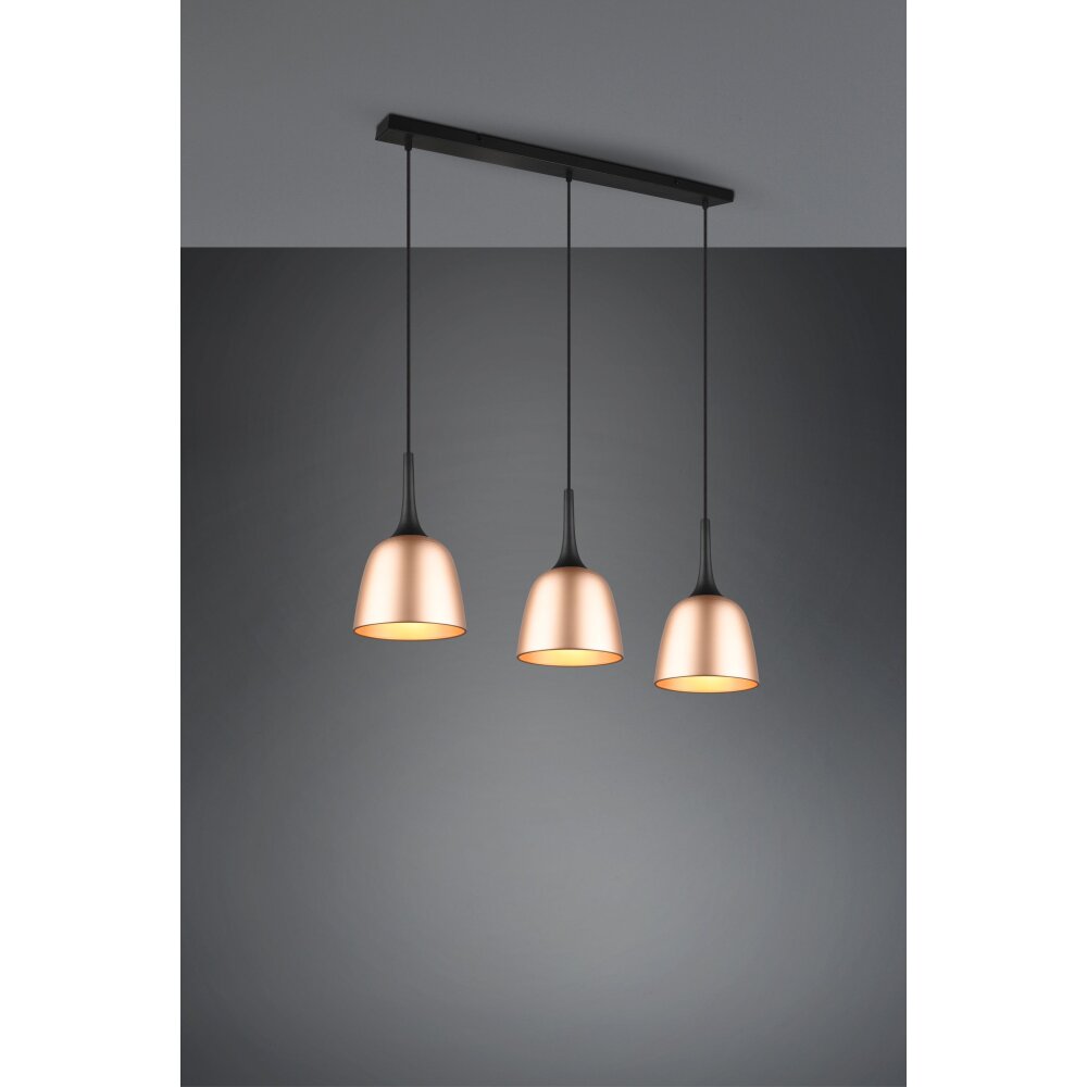 Trio-Leuchten Chiron Lampada a Sospensione Ottone, 3-Luci main product photo
