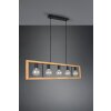 Trio-Leuchten Agra Lampada a Sospensione Nero, 5-Luci