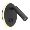 Globo MANY Applique LED Nero, 1-Luce