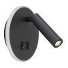 Globo MANY Applique LED Nero, 1-Luce
