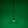 Leuchten-Direkt DAVID Lampada a Sospensione LED Nero, 1-Luce, Telecomando, Cambia colore