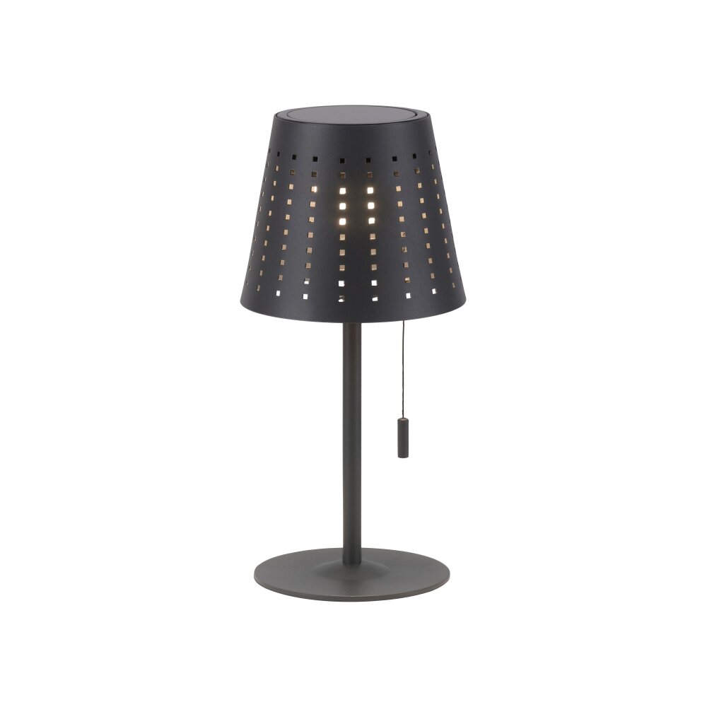 Leuchten-Direkt MANDY Lampada da tavolo LED Antracite, 1-Luce