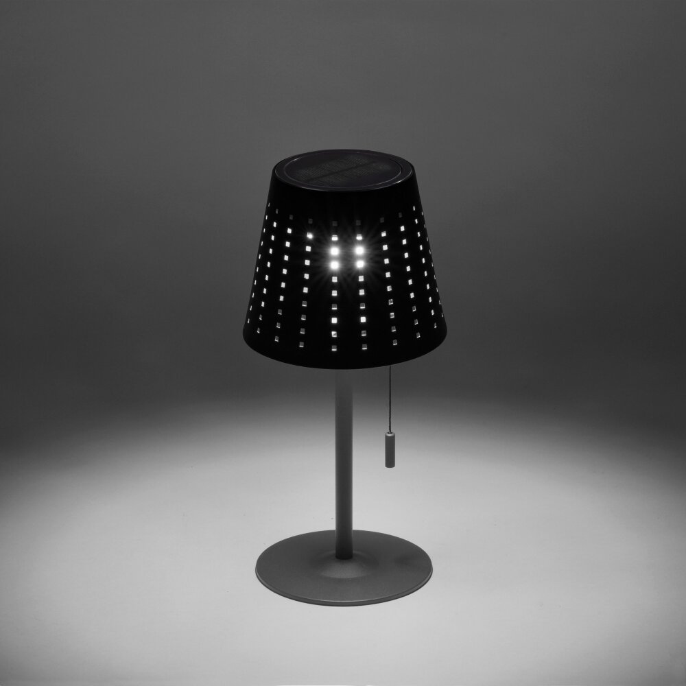 Leuchten-Direkt MANDY Lampada da tavolo LED Antracite, 1-Luce