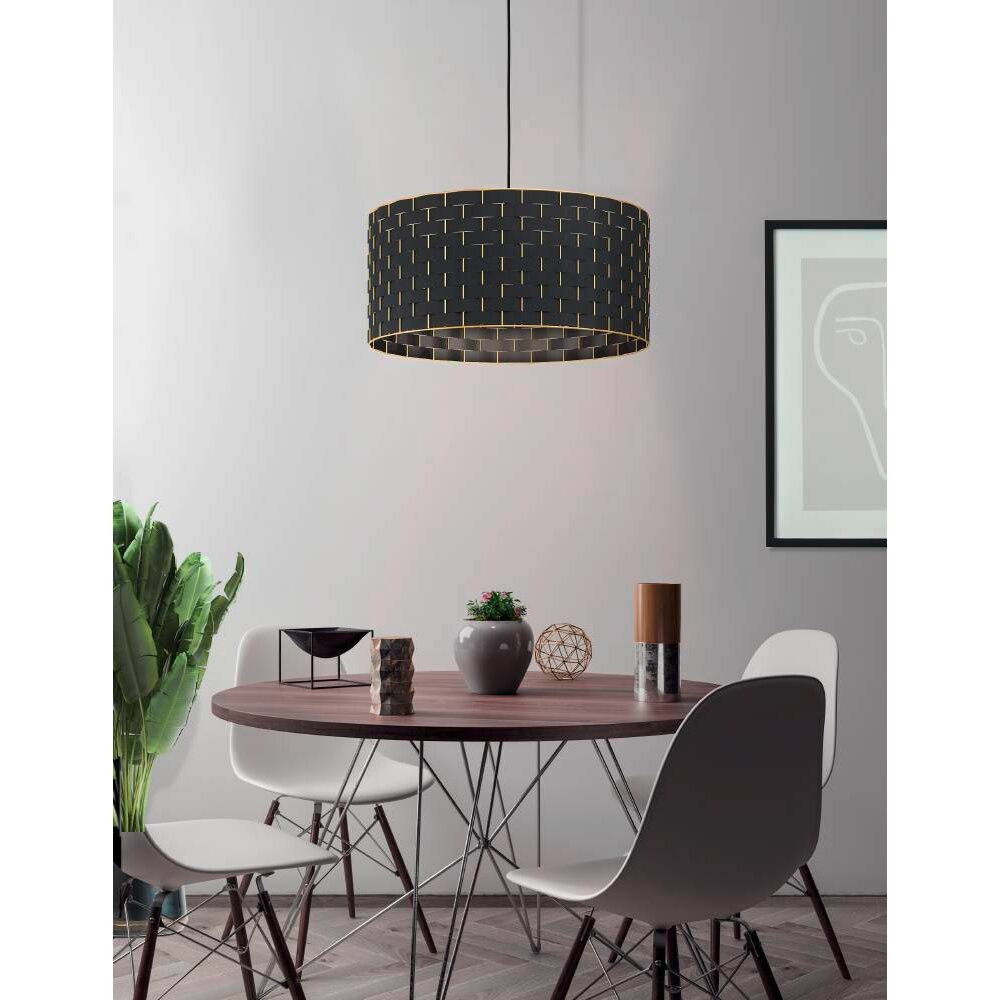 Eglo-Leuchten MARASALES Lampada a Sospensione Nero, 1-Luce main product photo
