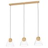 Eglo-Leuchten CERASELLA Lampada a Sospensione LED Ottone, 3-Luci