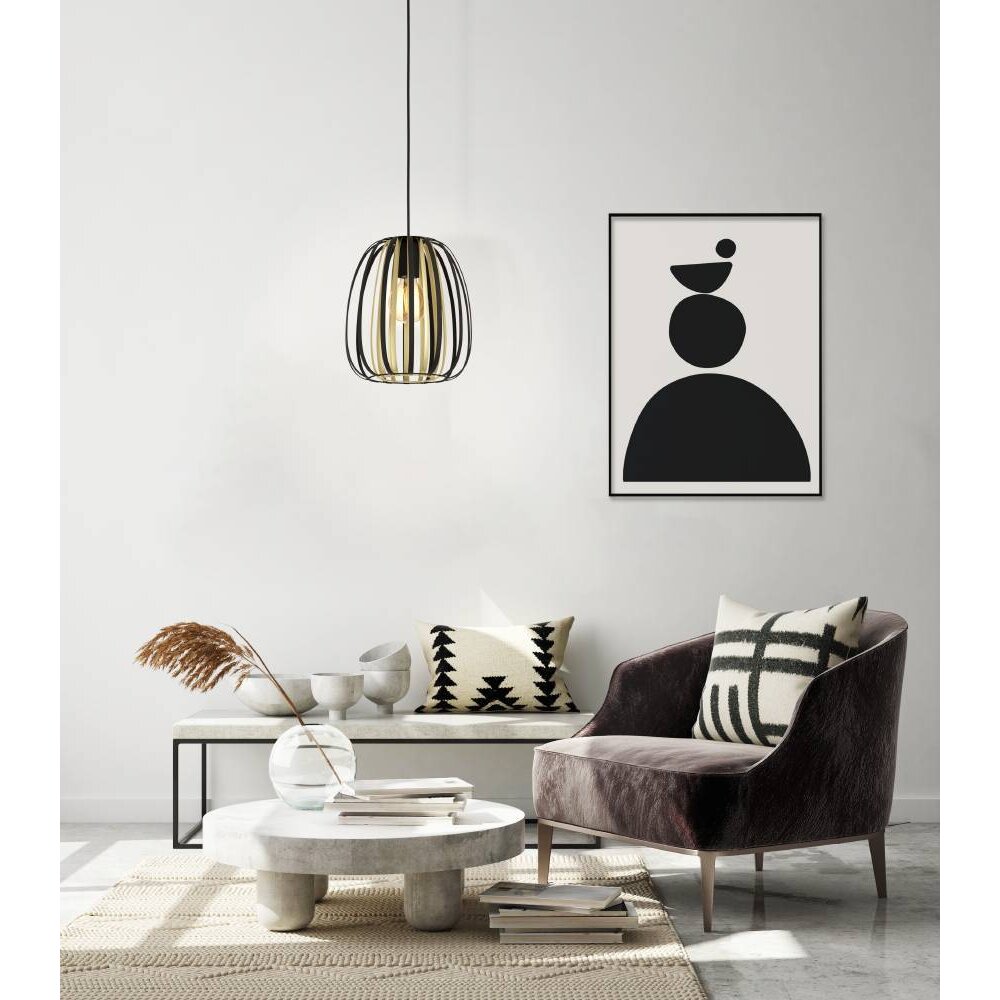 Eglo-Leuchten ENCINITOS Lampada a Sospensione Oro, Nero, 1-Luce main product photo