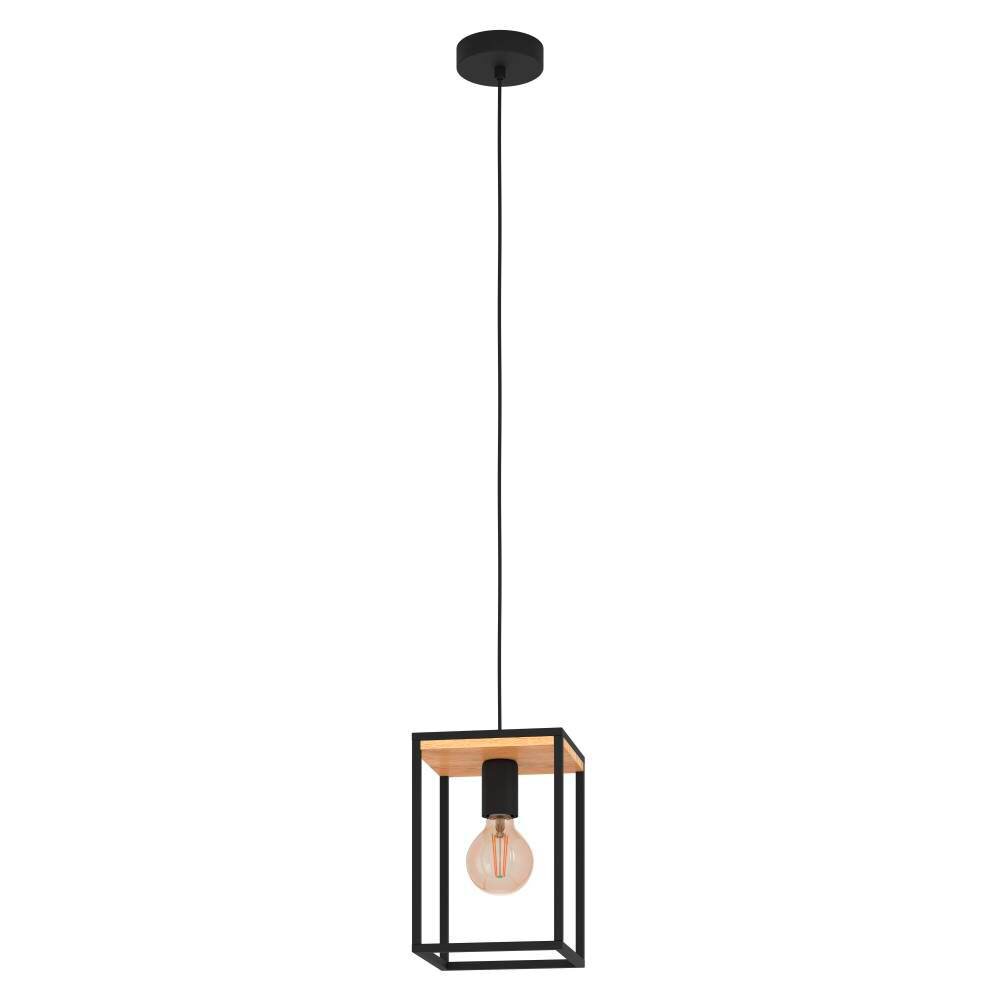 Eglo-Leuchten LIBERTAD Lampada a Sospensione Marrone, Nero, 1-Luce main product photo