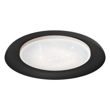 Eglo-Leuchten PENJAMO Plafoniera LED Nero, 1-Luce