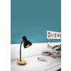 Eglo-Leuchten VERADAL Lampada da tavolo Marrone, Nero, 1-Luce