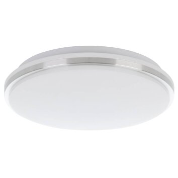 Eglo-Leuchten MARUNELLA-S Plafoniera LED Nichel opaco, Bianco, 1-Luce