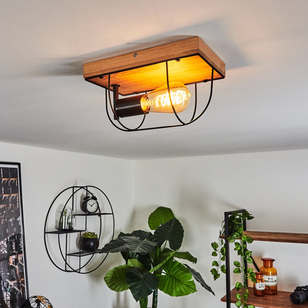 Hodne Plafoniera Écru, Nero, 1-Luce main product photo