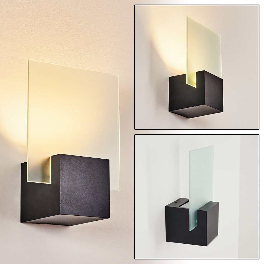 Aasbo Applique da esterno LED Nero, 1-Luce main product photo