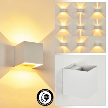 Strandaa Applique LED Bianco, 2-Luci