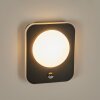 Haga Applique da esterno LED Nero, 1-Luce, Sensori di movimento
