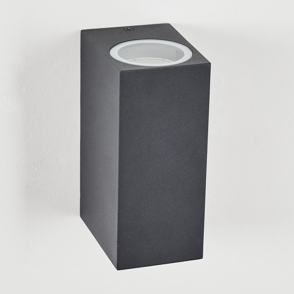 Skaabu Applique da esterno Nero, Bianco, 2-Luci