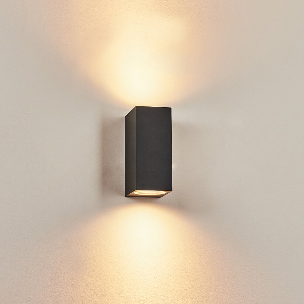 Skaabu Applique da esterno Nero, Bianco, 2-Luci