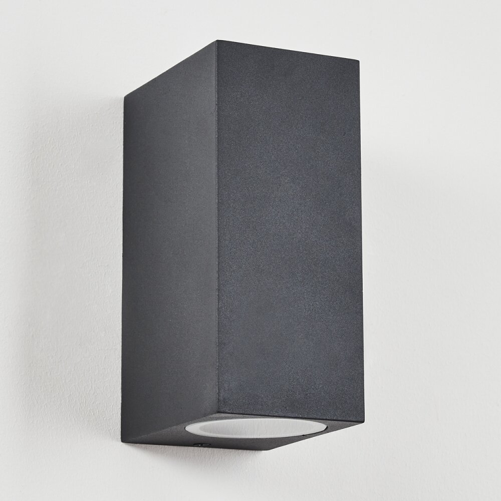 Skaabu Applique da esterno Nero, Bianco, 2-Luci