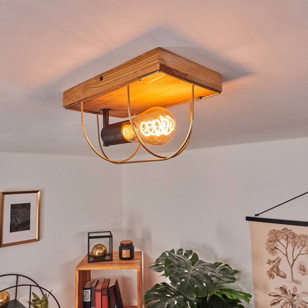 Hodne Plafoniera Écru, Nero, 1-Luce main product photo