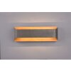 Trio-Leuchten Arino Applique LED Marrone scuro, Nichel opaco, 1-Luce