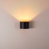 Badajoz Applique LED Ramato, Nero, 1-Luce