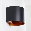 Badajoz Applique LED Ramato, Nero, 1-Luce