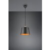 Trio-Leuchten Harris Lampada a Sospensione Nero, 1-Luce