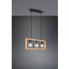 Trio-Leuchten Agra Lampada a Sospensione Nero, 3-Luci