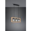 Trio-Leuchten Agra Lampada a Sospensione Nero, 3-Luci