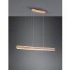 Trio-Leuchten Deacon Lampada a Sospensione LED Marrone, 1-Luce