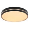 Globo MANNI Plafoniera LED Bronzo, Nero, 1-Luce, Telecomando