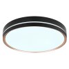 Globo MANNI Plafoniera LED Bronzo, Nero, 1-Luce, Telecomando