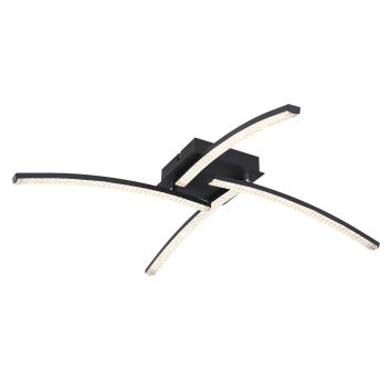 Globo JULES Plafoniera LED Nero, 1-Luce